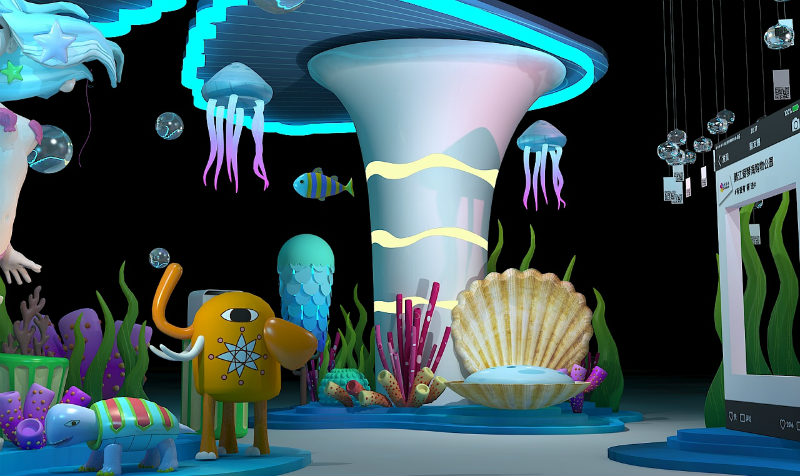 海底世界的美陳展覽活動(dòng)設(shè)計(jì)打造出來的海洋場景迷醉了心靈 - 第3張 - 會(huì)展活動(dòng)策劃CCASY.COM 海底世界的美陳展覽活動(dòng)設(shè)計(jì)打造出來的海洋場景迷醉了心靈 - 第3張