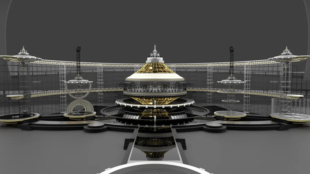 湖南衛(wèi)視今年的跨年演唱會活動策劃的「未來城」舞美太震撼了 - 第17張 - 會展活動策劃CCASY.COM 湖南衛(wèi)視今年的跨年演唱會活動策劃的「未來城」舞美太震撼了 - 第17張