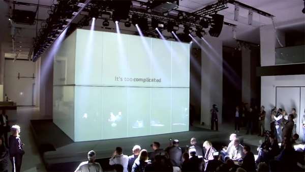 汽車發(fā)布會(huì)活動(dòng)誰(shuí)家花樣新，大眾的這個(gè)多媒體立方體創(chuàng)意策劃絕了