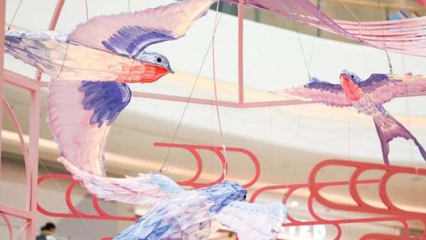 新禧主題國(guó)風(fēng)的快閃店活動(dòng)席卷廣州，繁華鬧市年味已濃