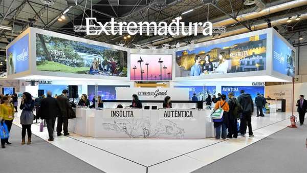 國(guó)際旅游會(huì)展活動(dòng)埃斯特雷馬杜拉展區(qū)策劃的空間流動(dòng)性更強(qiáng)