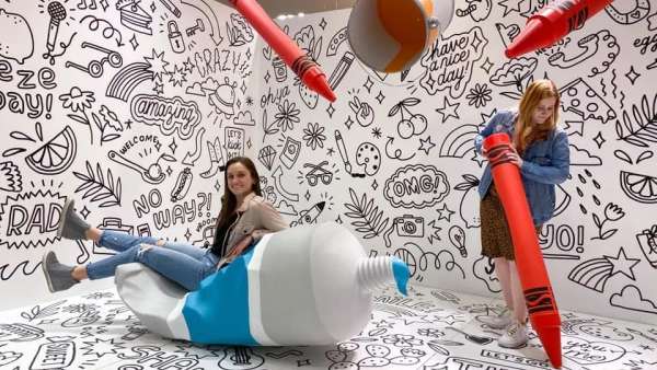 網(wǎng)紅藝術(shù)主題展覽活動滿滿的都是回憶，來這里找尋童年回憶吧