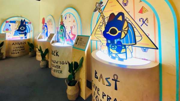 埃及萌神IP形象快閃店展覽活動(dòng)亮了，帶你重回神秘色彩的古埃及