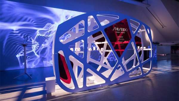資生堂春季新聞發(fā)布會活動策劃的沉浸式無水式SPA體驗(yàn)亭很吸睛