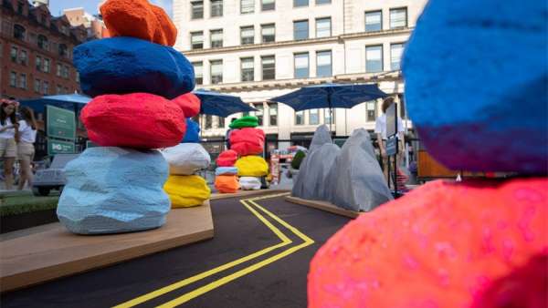 洲際酒店集這場巡回快閃活動策劃現(xiàn)場竟秒變迷你高爾夫賽道了