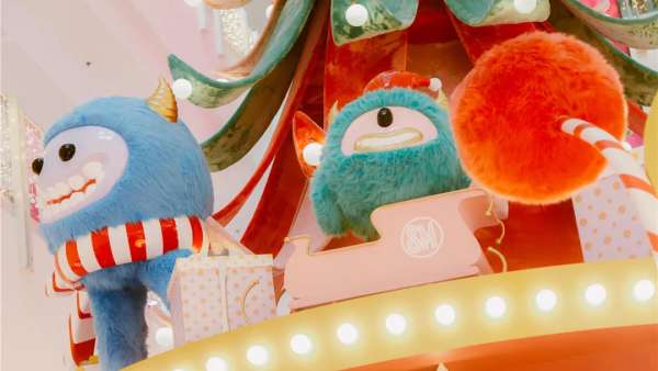 DODO星球軟萌“小怪獸”齊聚廈門SM廣場圣誕活動策劃，超萌的