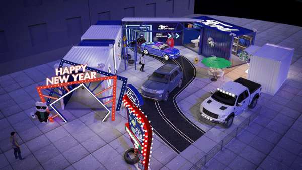 這個寶藏式的跨界快閃店活動策劃滿滿的美式公路文化