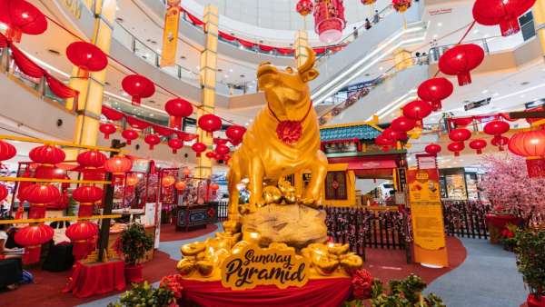 2021Sunway Pyramid春節(jié)展覽活動(dòng)策劃的金牛要你牛氣沖天