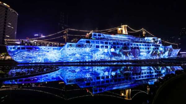 深圳海上世界3D燈光秀活動(dòng)策劃直接在170米超大型海上郵輪驚艷上演