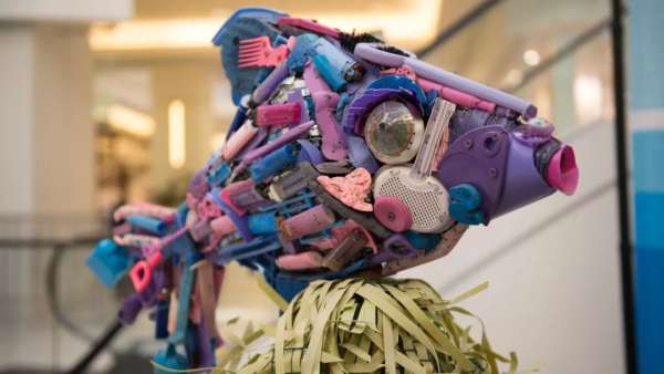 海洋垃圾藝術展覽活動策劃的每一件作品都讓人驚嘆不已！