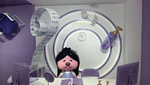 歐萊雅x ZANMANG LOOPY「蓬松工廠」快閃活動策劃喊你變蓬松